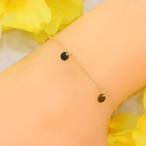"Minimalist Anklet, Sleek & Modern Design, Women’s Fashion, YC110236-A - Picture 5 of 10